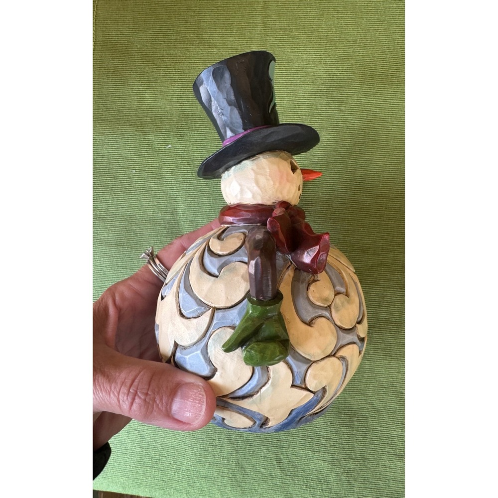 Jim Shore Heartwood Creek 4032483 Light Up Snowman Top Hat Christmas Reitired! - Picture 7 of 12